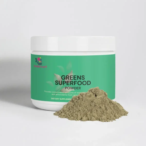 Green Superfood Powder – Nutrient Rich Blend for Energy, Digestion & Overall Wellness