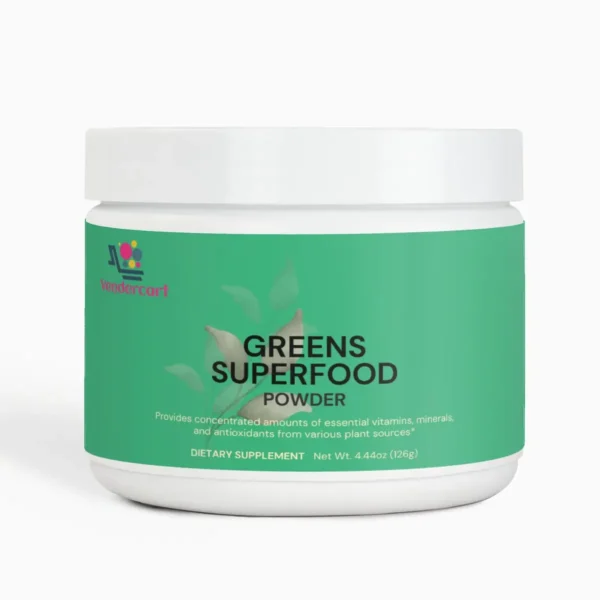 Green Superfood Powder – Nutrient Rich Blend for Energy, Digestion & Overall Wellness