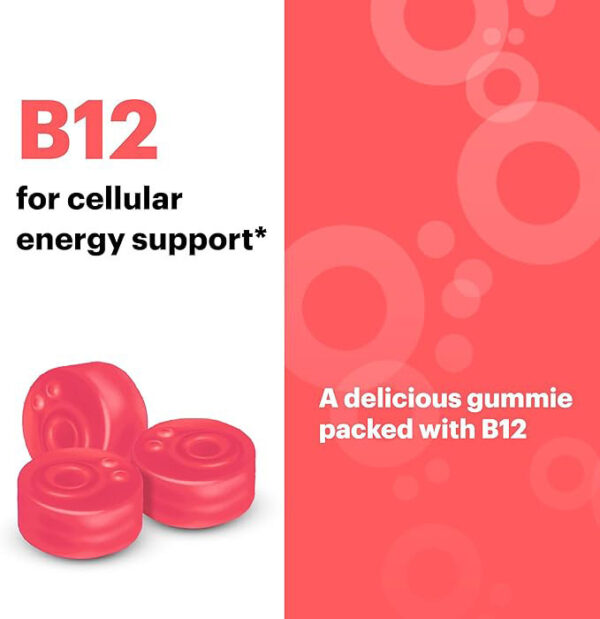 Vitamin B12 Gummies for Energy & Focus Support