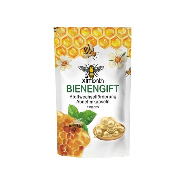 Lymphatic Drainage Weight Loss Capsules – Bee Venom Metabolism Boost | Detox, Slim & Energize | 7 Capsules