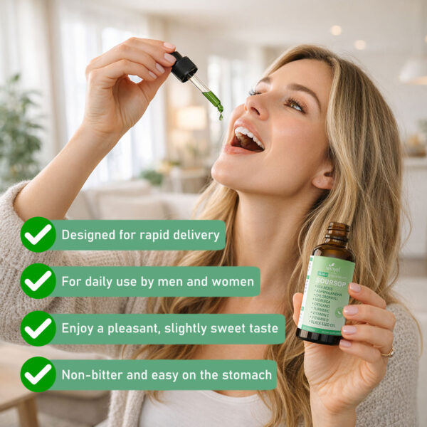 Soursop Drops – 10-in-1 Herbal Liquid with Sea Moss, Ashwagandha & Black Seed Oil | 60ml