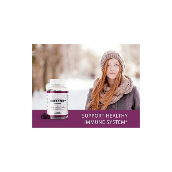 Elderberry Gummies for Immune Support & Antioxidant Wellness