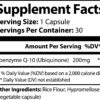 CoQ10 UBIQUINONE 30 CAPSULES