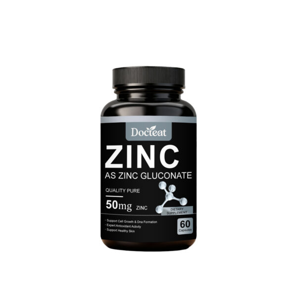 Zinc Capsules for Immune Support & Skin Health