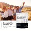 Adaptogenic Tea – Calm & Sleep Drink Mix | Ashwagandha, L-Theanine, Magnesium & Vitamin D | 24 Packets