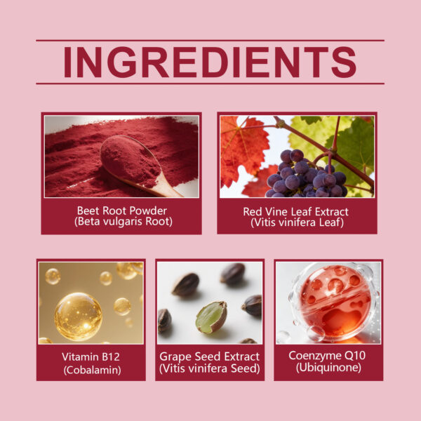 Docteat CircuBeet Edema Health Gummies – Beet Root Gummies for Daily Circulation Support | 60 Gummies