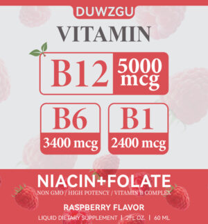 B12 Liquid Drops for Energy Metabolism & Focus Support
