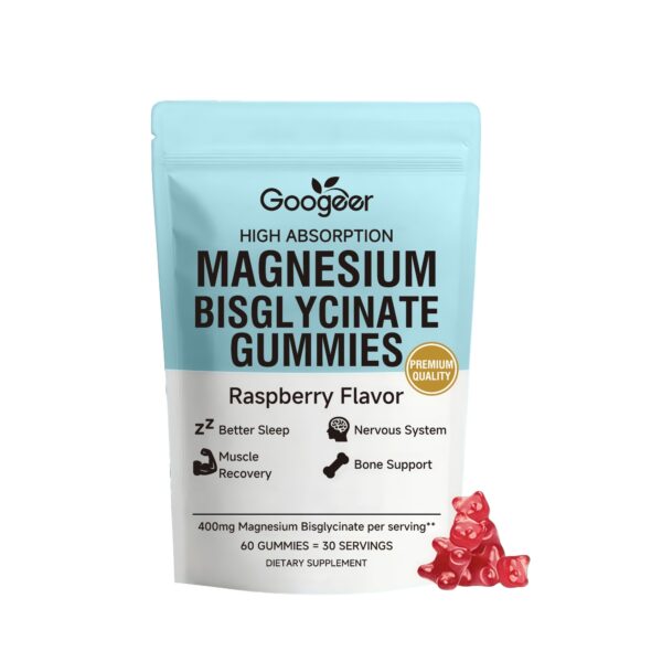Magnesium Glycinate Gummies for Sleep, Relaxation & Muscle Support