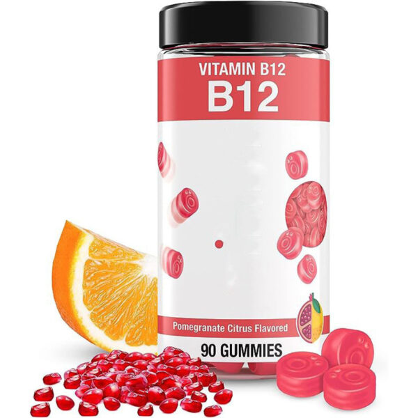 Vitamin B12 Gummies for Energy & Focus Support