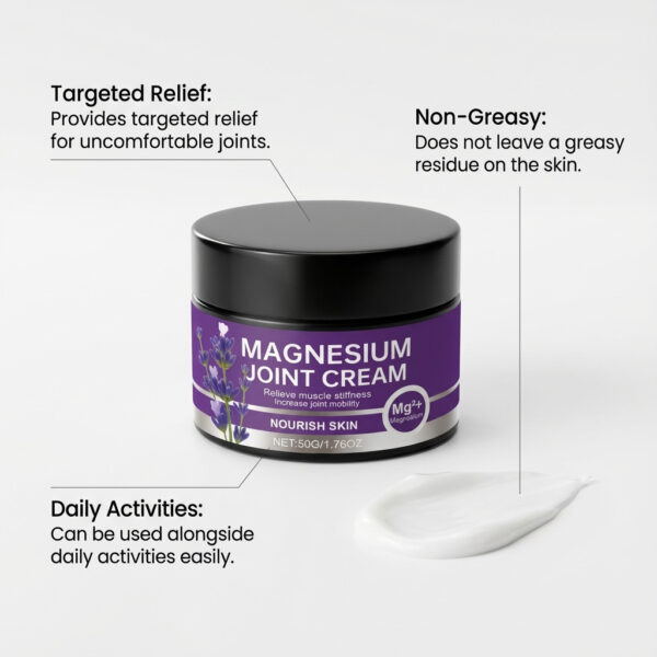 Magnesium Cream for Joint Pain Support & Daily Joint Comfort